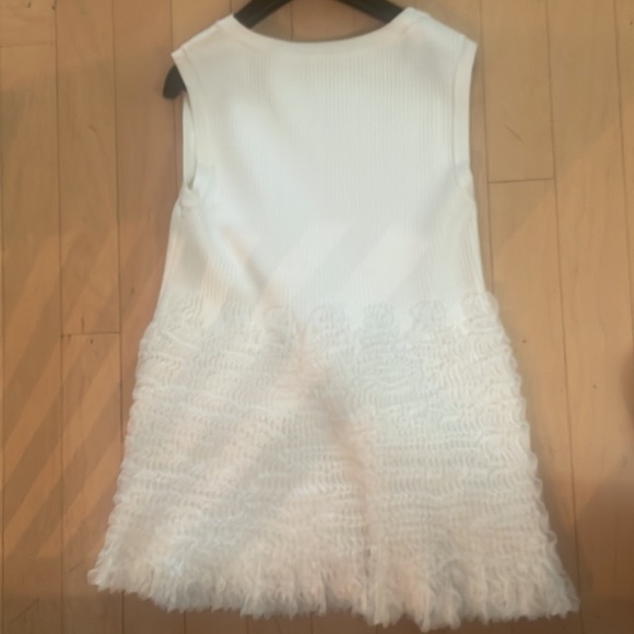 AZZEDINE ALAIA WHITE MINI DRESS/TUNIC 38 - Picture 5 of 7